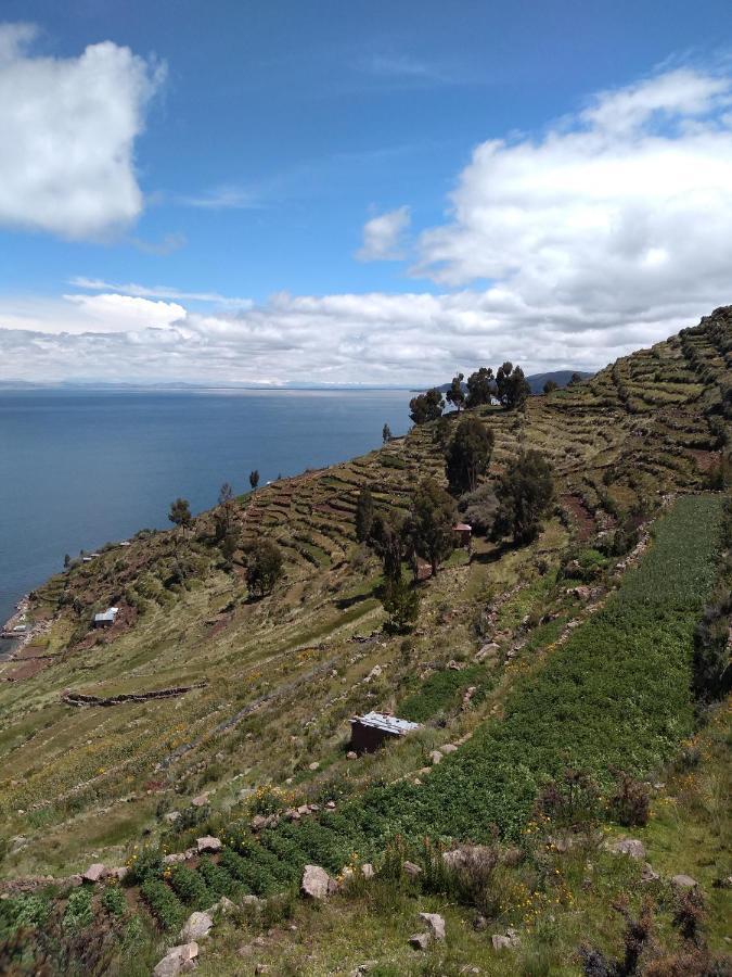 Taquile Familia Celso Hotel Huillanopampa Eksteriør billede